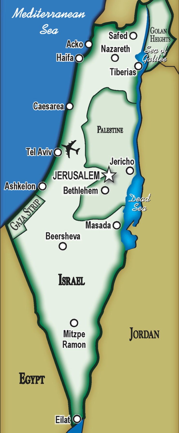 Isreal-map